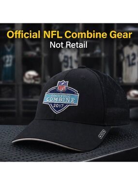 🏈 Official NFL Scouting Combine 2017 OGIO Performance Hat – Black Mesh Back